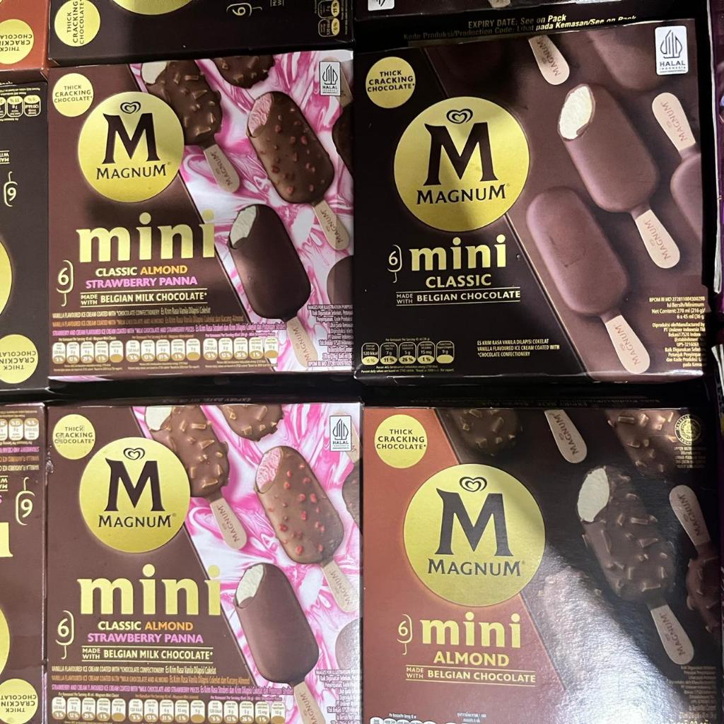 Es Krim Magnum Mini Classic 6x45 ml - Khusus Instan Surabaya dan sekitarnya