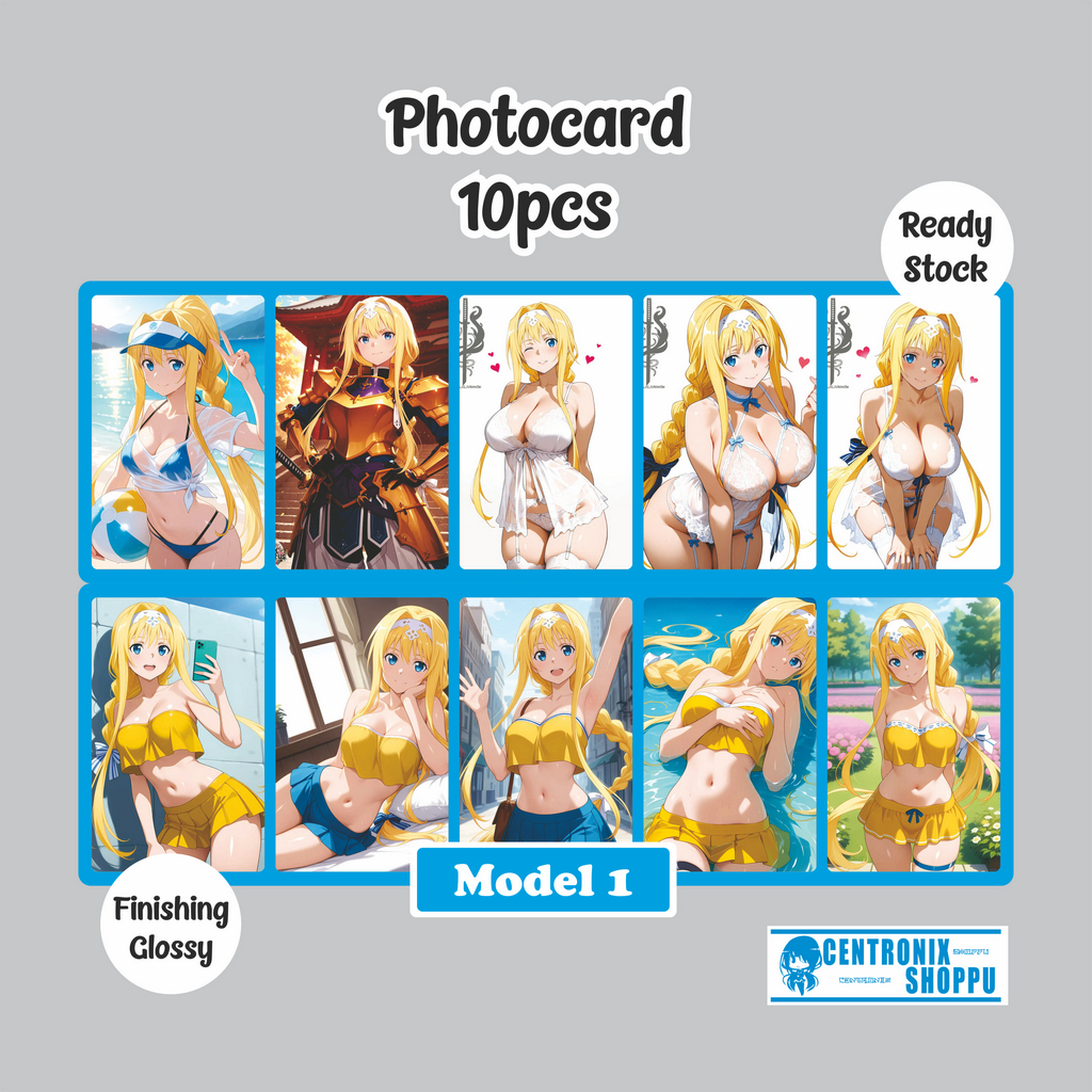 PHOTOCARD ALICE SWORD ART ONLINE - Photocard / Alice SWORD ART ONLINE - 10pcs (Laminasi)