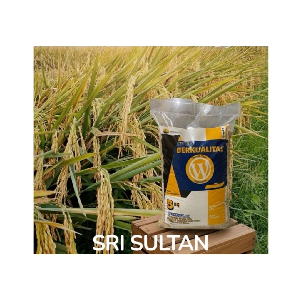 KEMASAN TERBARU BENIH PADI SRI SULTAN 1KG
