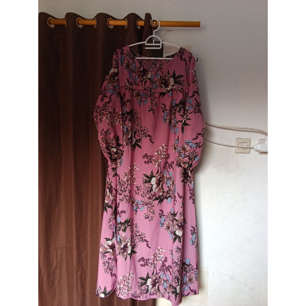 Dress gamis wanita jumbo big size PRELOVED