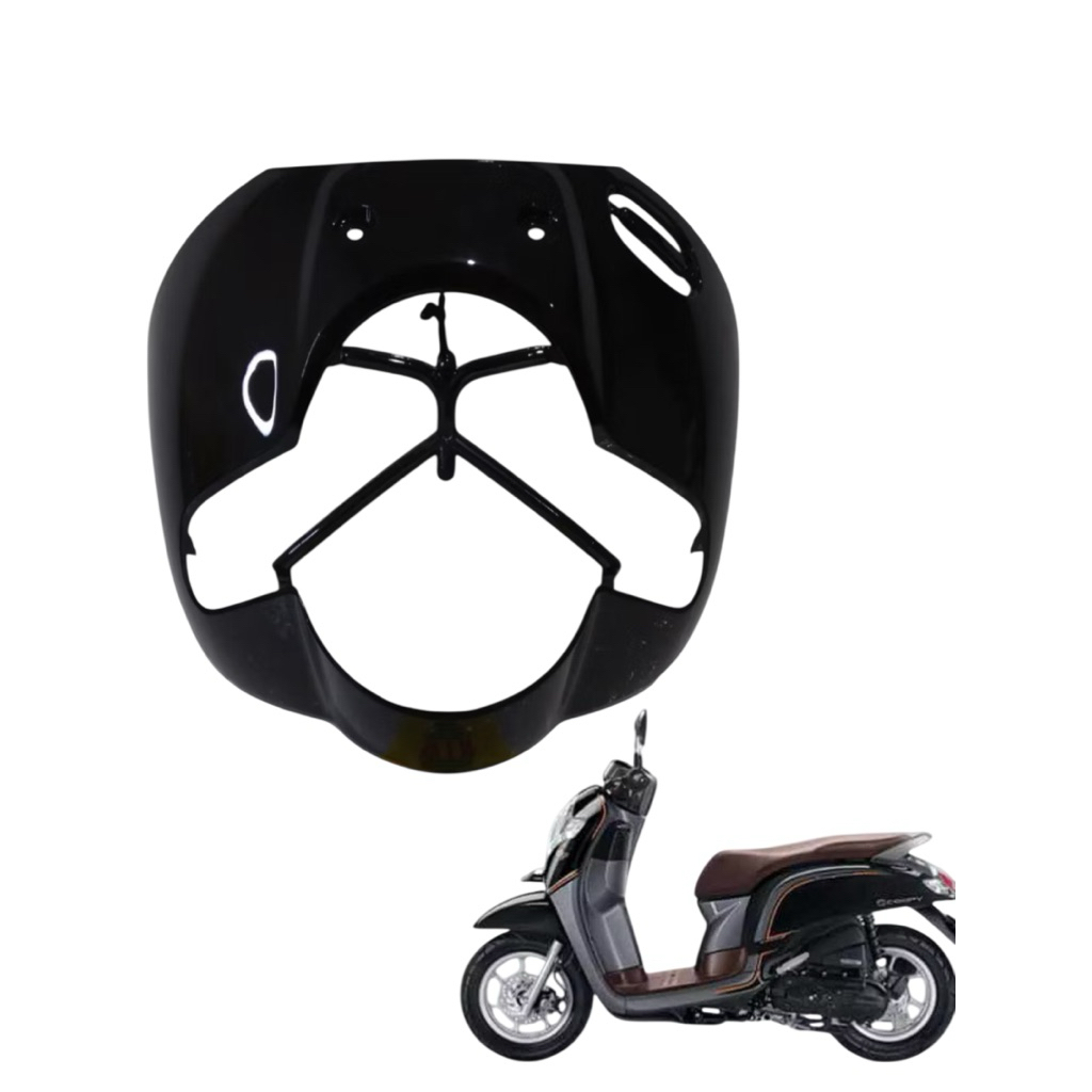 KAP COVER PANEL DEPAN SCOOPY ESP 2017 HITAM VR
