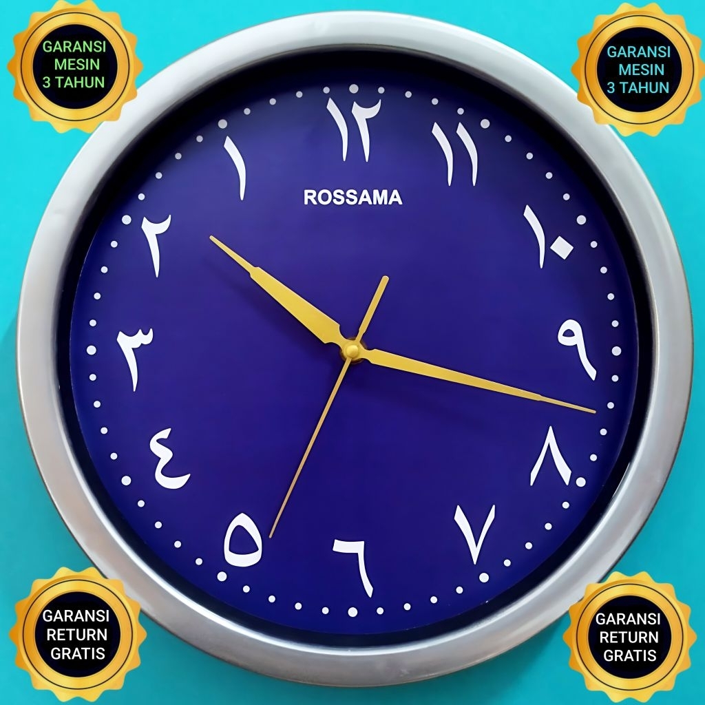 JAM DINDING ROSSAMA 106 // JAM DINDING BESAR // JAM DINDING ARAB // JAM DINDING ARABIC  // JAM DINDI
