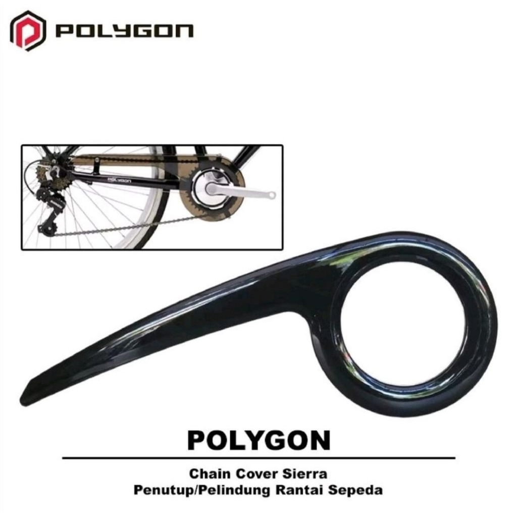 katengkas penutup pelindung rantai sepeda mini chain cover polygon sierra