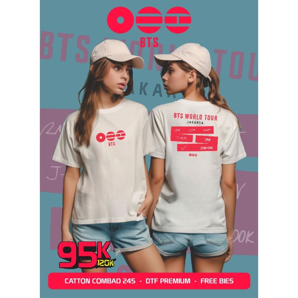 T-shirt BTS World Tour In Jakarta