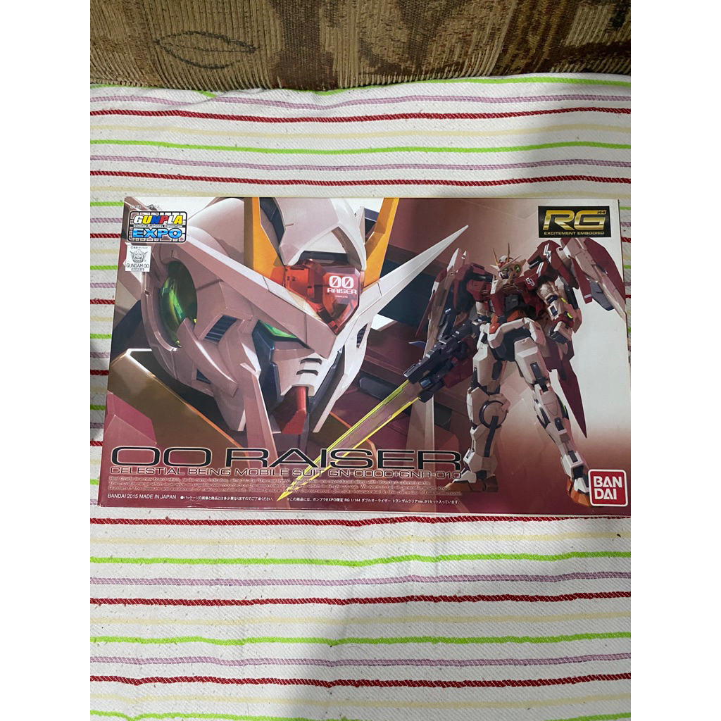 RG OO Raiser Trans-Am Clear Gundam Bandai