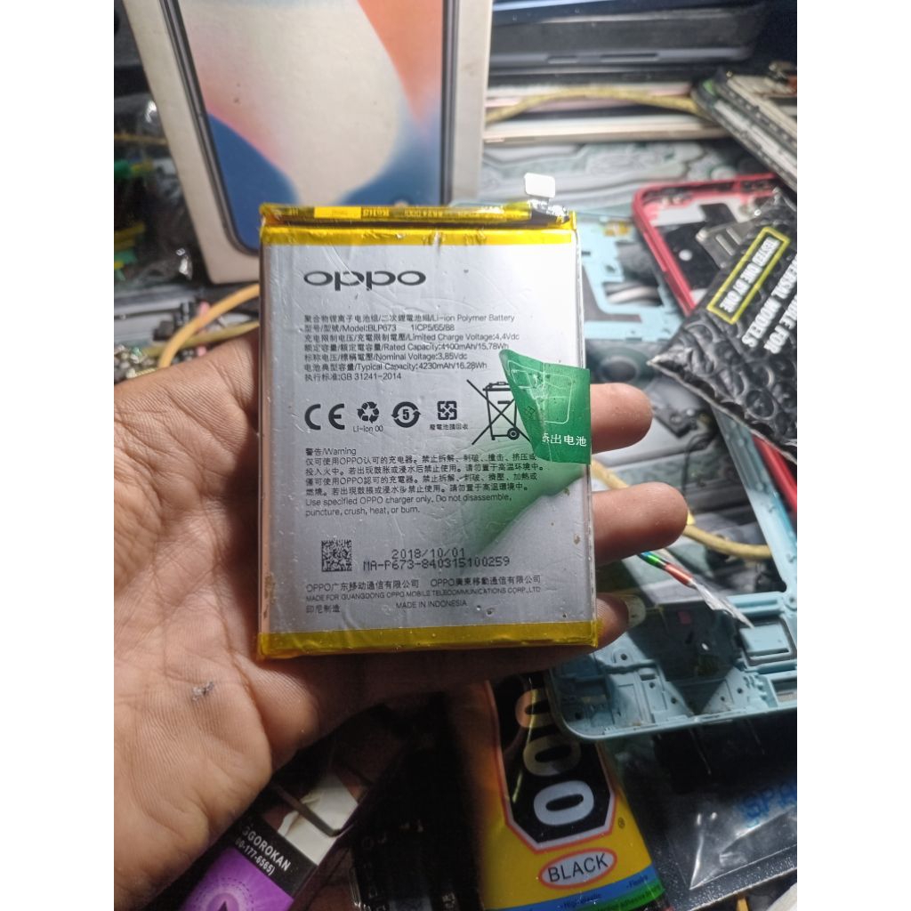 baterai copotan oppo a3s blp673