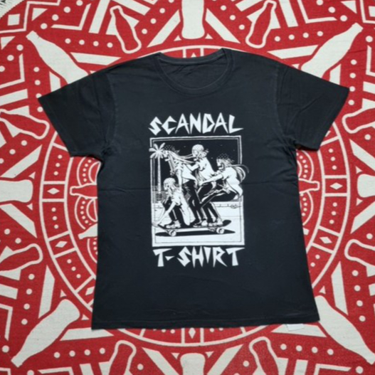 Tshirt Band scandal Kaos lengan pendek