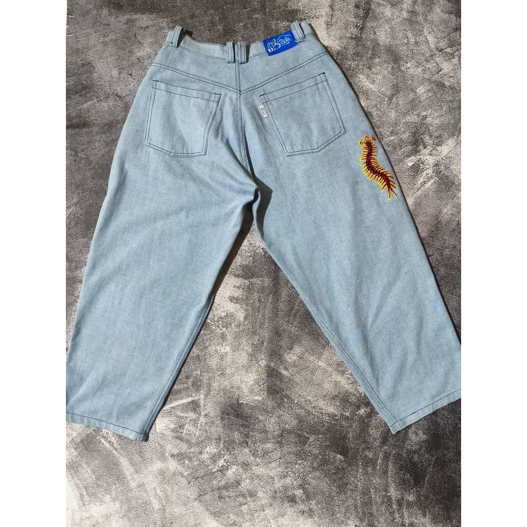 Celana M3NDO kelabang biru