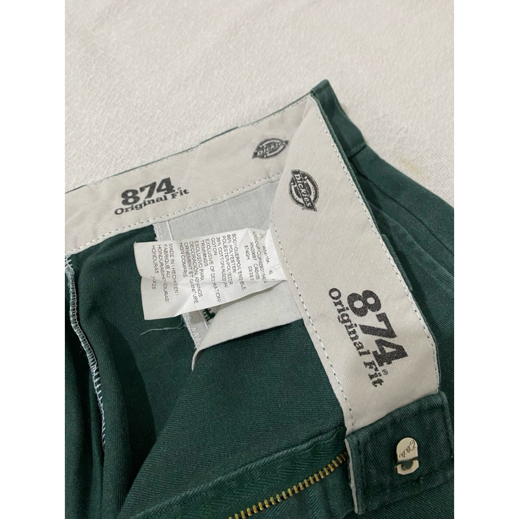 CELANA DICKIES 874 GREEN HUNTER SIZE 32