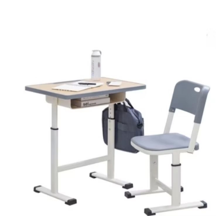 Jobb set kursi dan meja sekolah/kantor/tempat les - cokelat