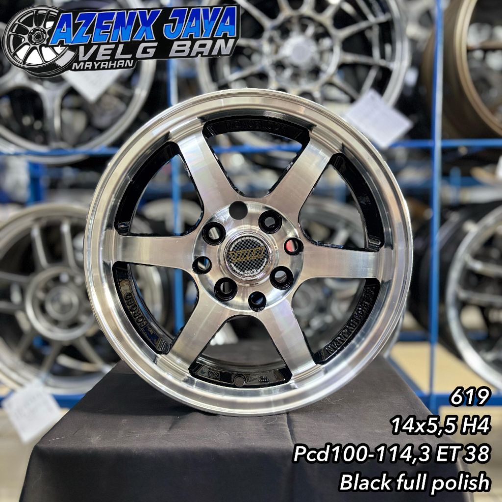 velg mobil TE37 R14