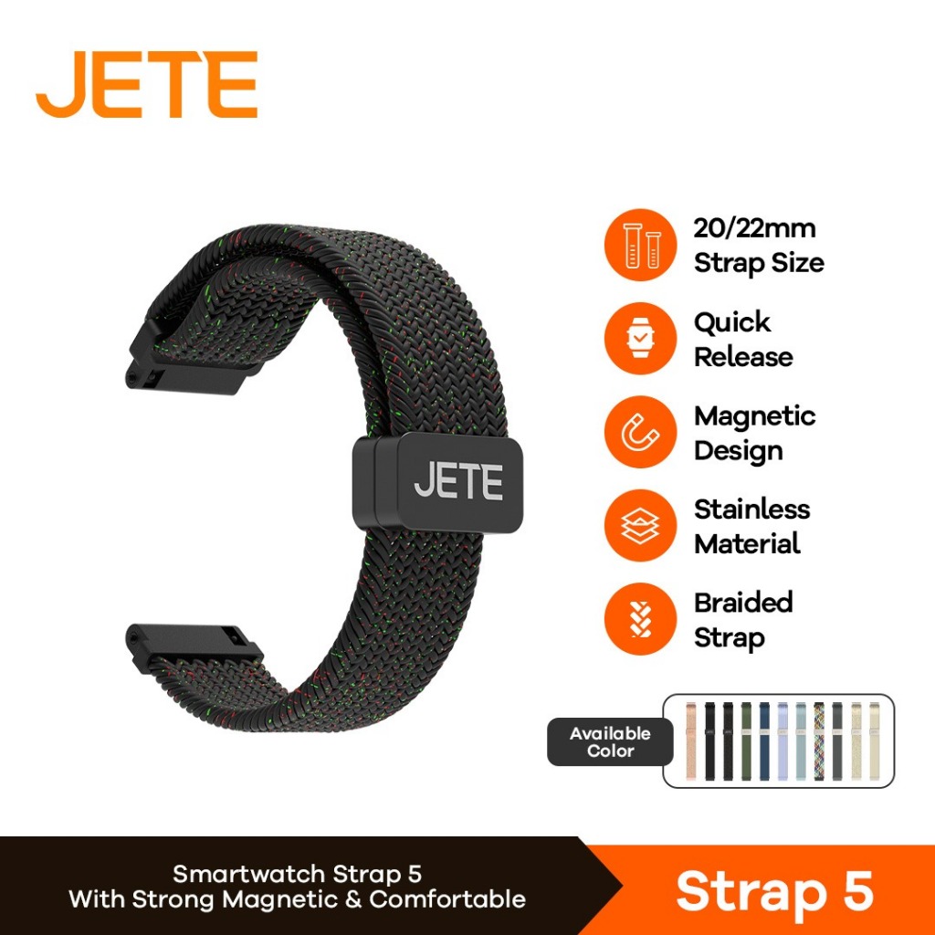 JETE Strap 05 Nylon Band Braided for Smartwatch Garmin Apple Huawei - Original