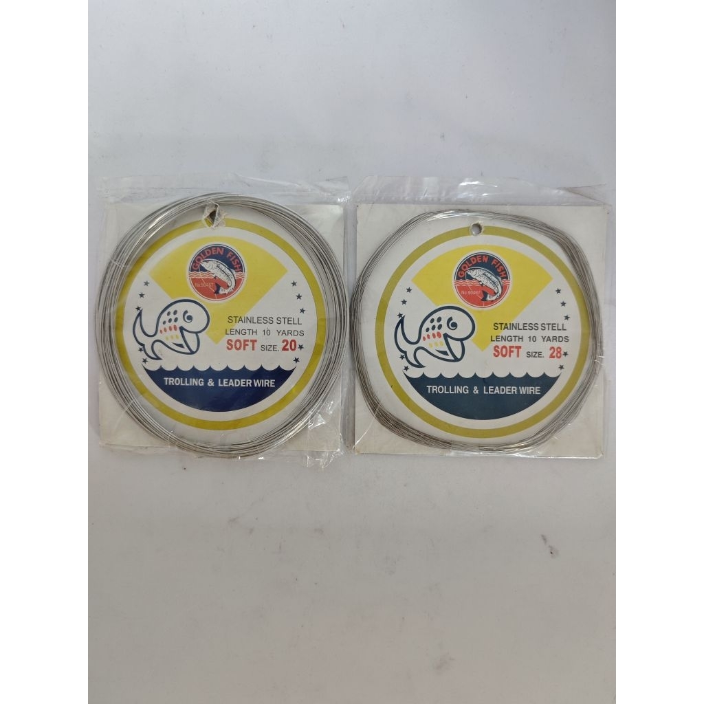 Kawat neklin stainless steel Golden Fish