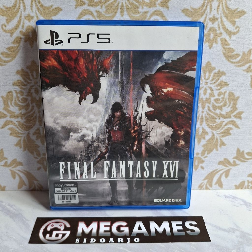 Kaset Bd Ps5 Final Fantasy XVI / Final Fantasy 16 - Second/Bekas