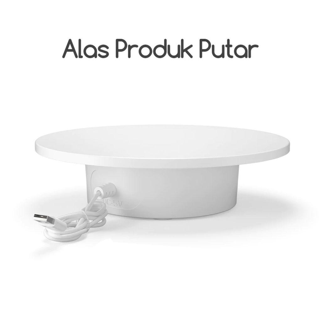 Alas Meja Display Fotografi Rotating Putar