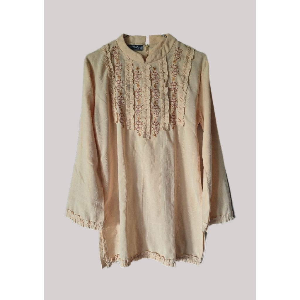 (PRELOVED) Atasan_Tunik Wanita Bordir