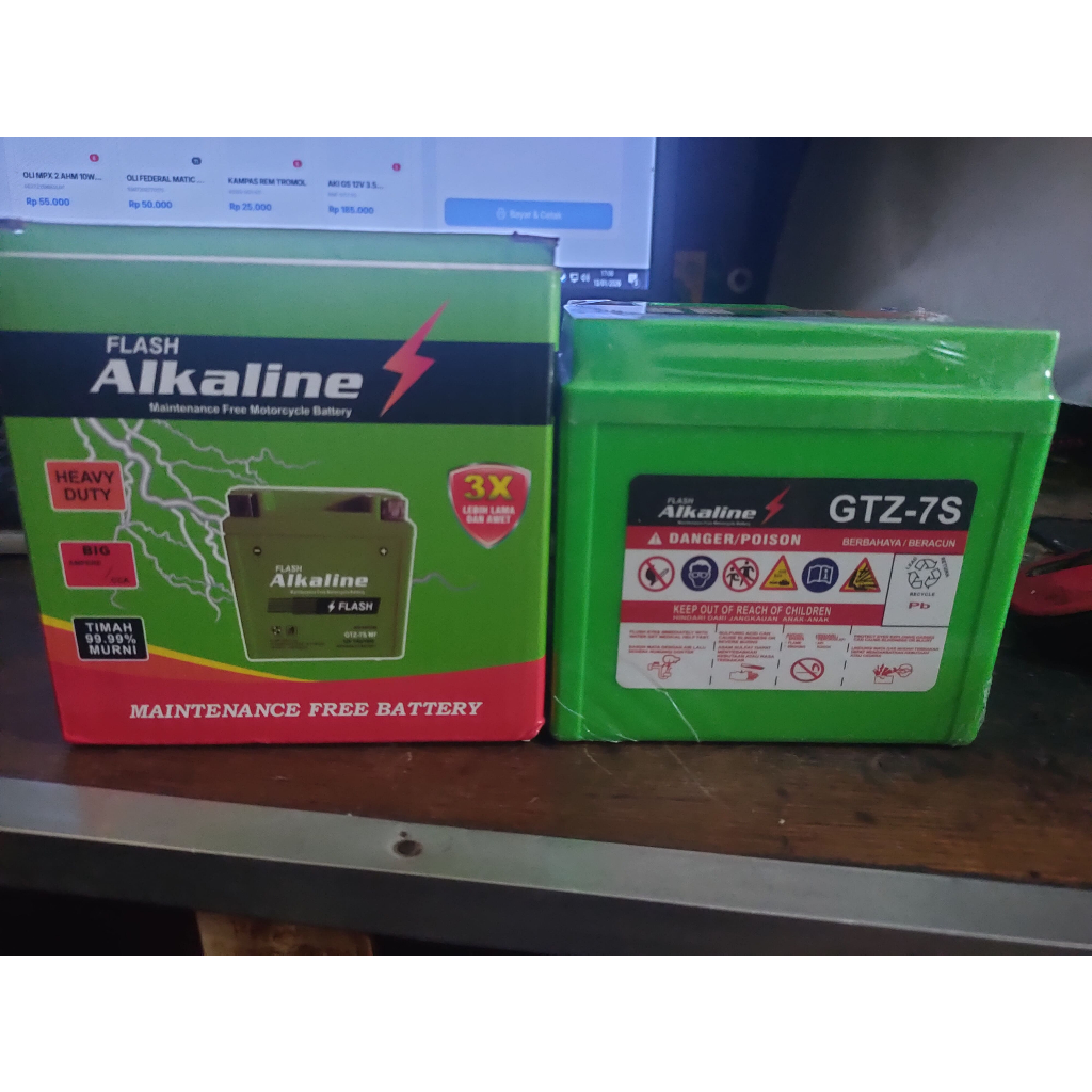 AKI ALKALINE GTZ-7S MF 12V 7Ah/10Hr