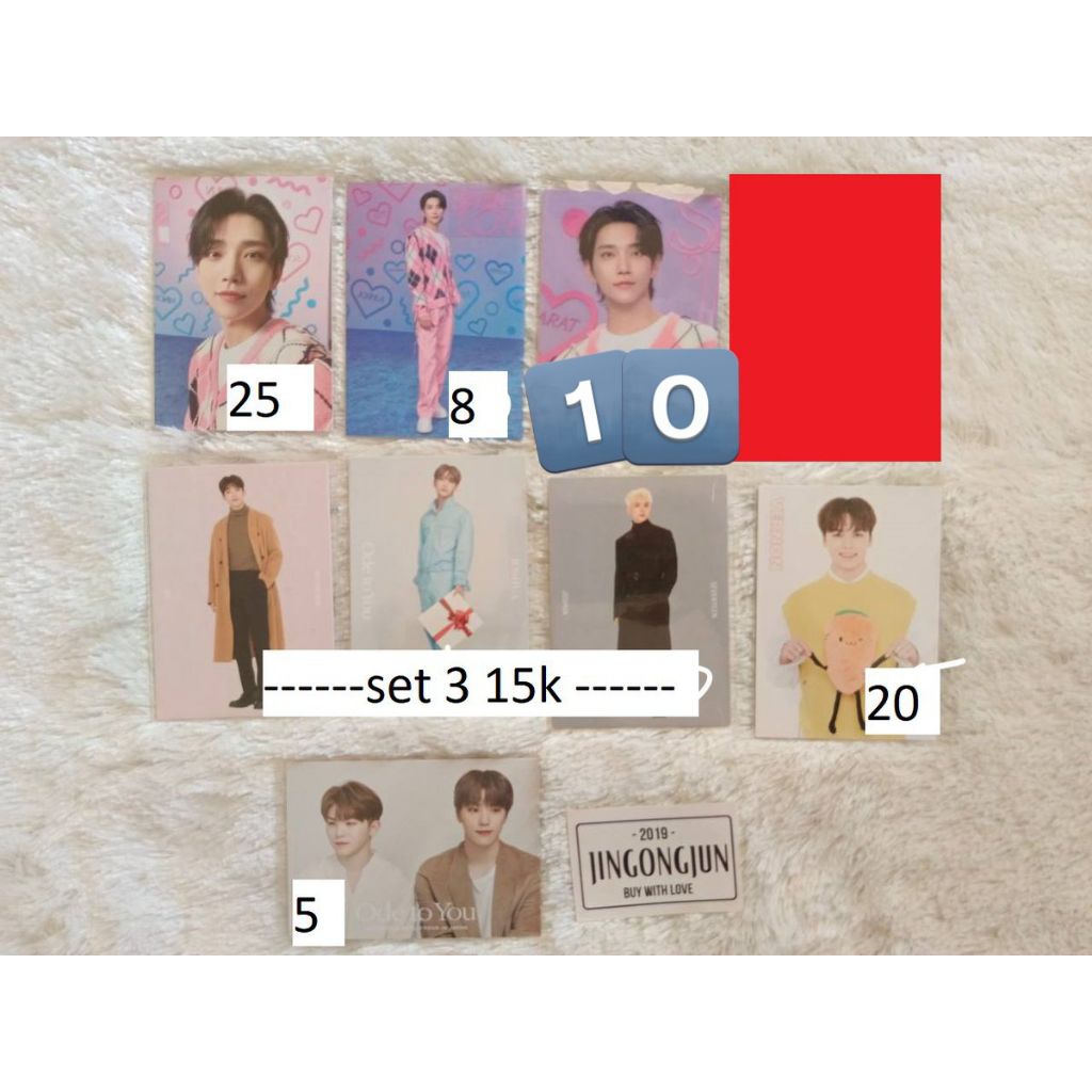 (BACA DESKRIPSI) tc pc trading card japan jp jepang photocard pob bene tc love 2023 selca happy endi