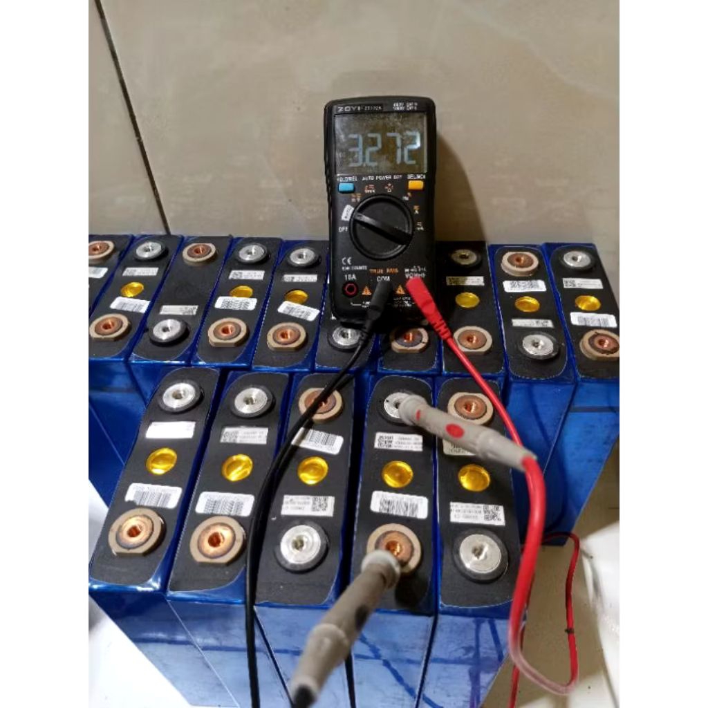 Lifepo4 Baterai 3,2Volt 70Ah-80Ah kembung tipis