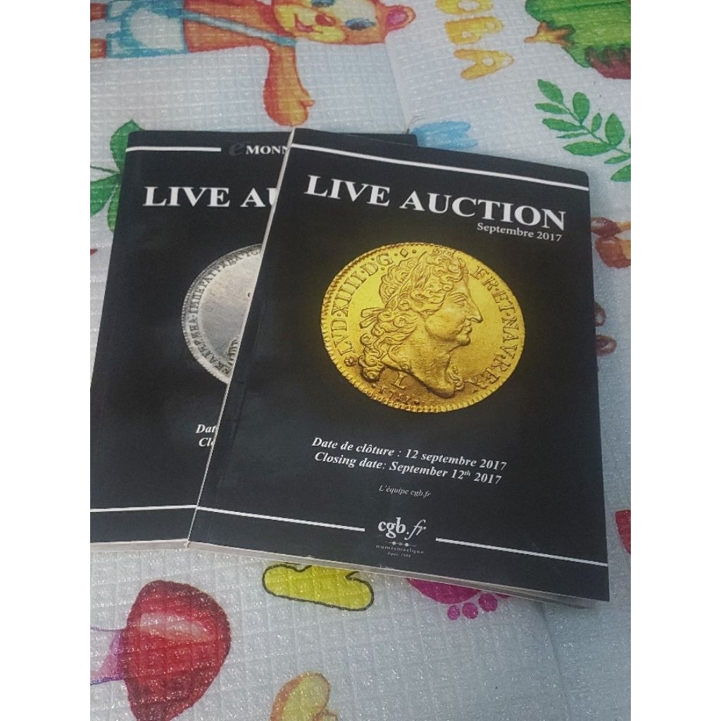 Buku Katalog Uang Koin (Live Auction)