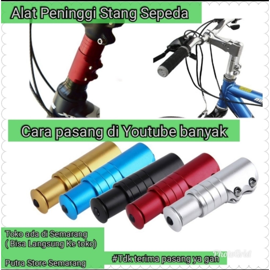 Adapter peninggi stang sepeda stem stang sepeda stem