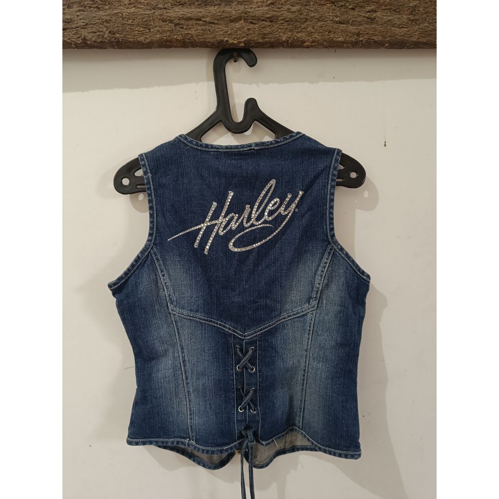 vest wanita cewe harley davidson original bekas/second/pl/preloved