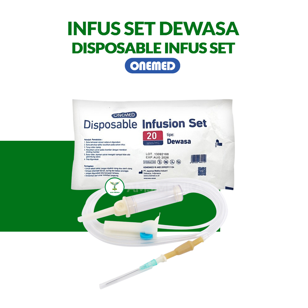 Infus Set Dewasa / Infus Set Makro Onemed