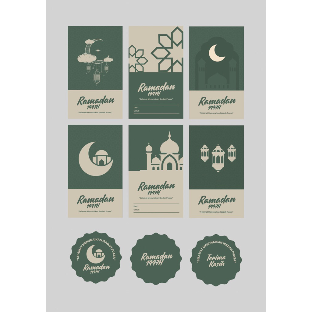 Gift Tag Ramadhan Printable  Label Hadiah Ramadhan