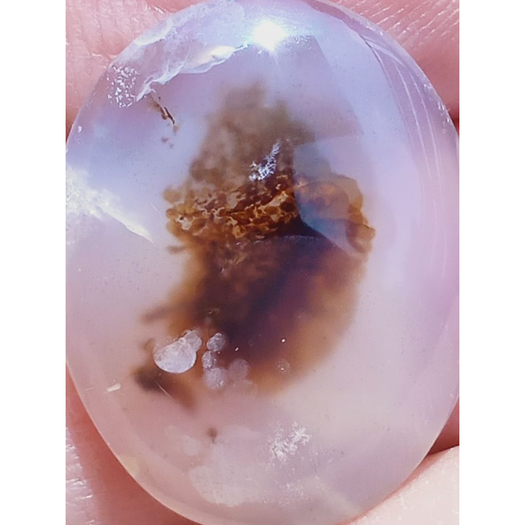 Batu Kristal Gambar Semar Natural