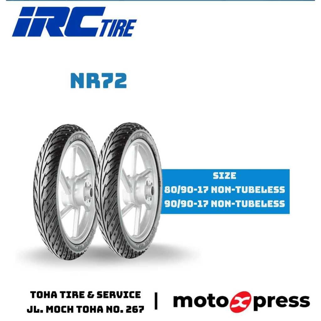 Ban Motor IRC 80/90-17&90/90-17 NR69, NR72, NR73 TUBE TYPE