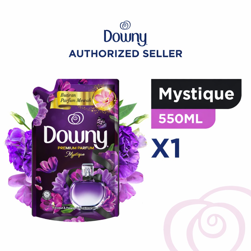 Downy Pelembut dan Pewangi Pakaian Konsentrat Premium Parfum Mystique 550 ml