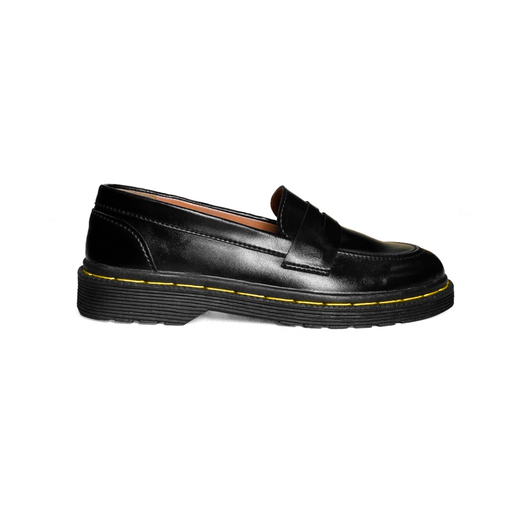 new product brygan craftmanship - sepatu slip-on pria adam loafer casual series shoes hitam sneakers