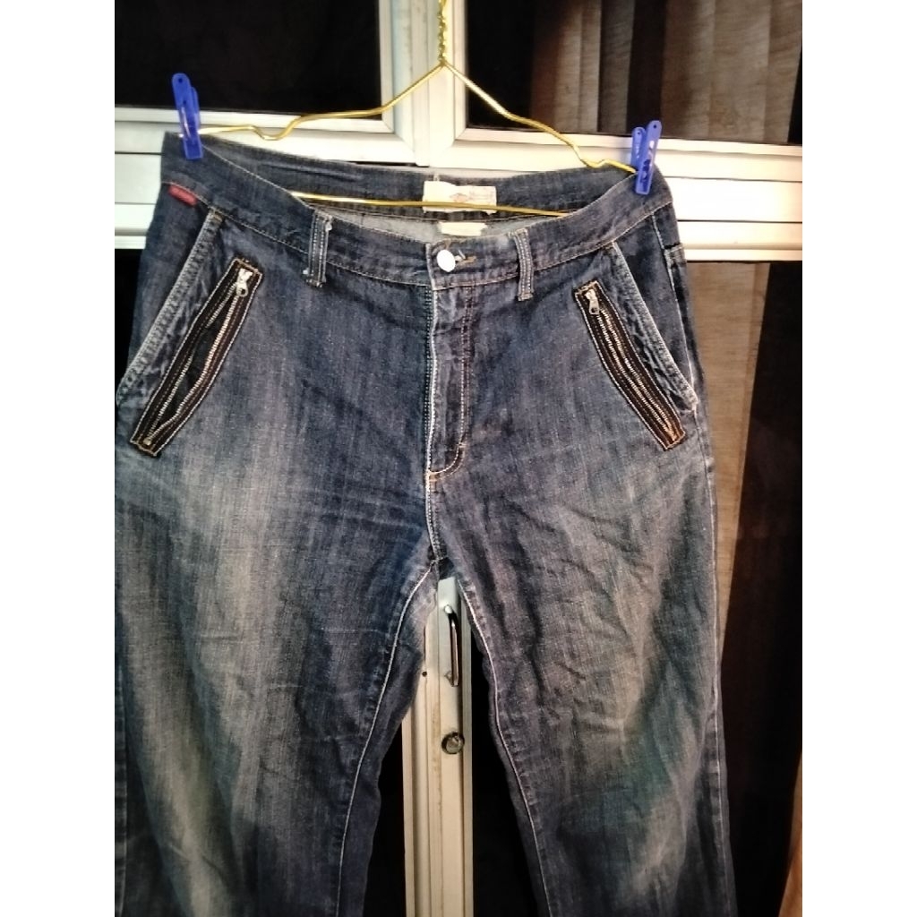 LEE COOPER ORI JEANS PRIA ZIPPER STYLE DENIM - PRELOVED OUTFIT HIGHWAIST SKENA KEKINIAN