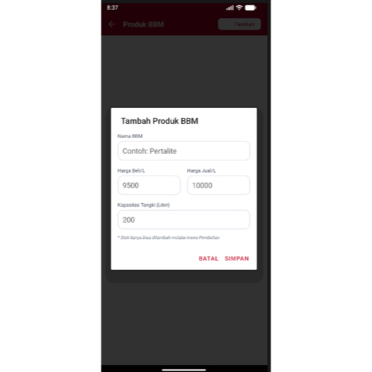 Software Kasir Pulsa & Bensin Eceran Android Terlengkap untuk UMKM