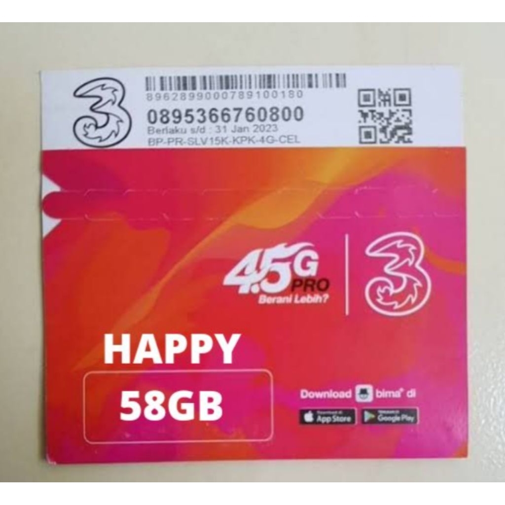 kartu perdana siap pakai