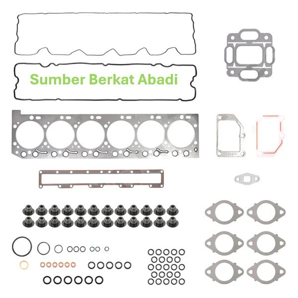 TOP - MCBEE INTERSTATE M-4089978 4089978 GASKET UPPER SET - QSL9 QSC9 L SERIES - GENUINE MADE IN USA