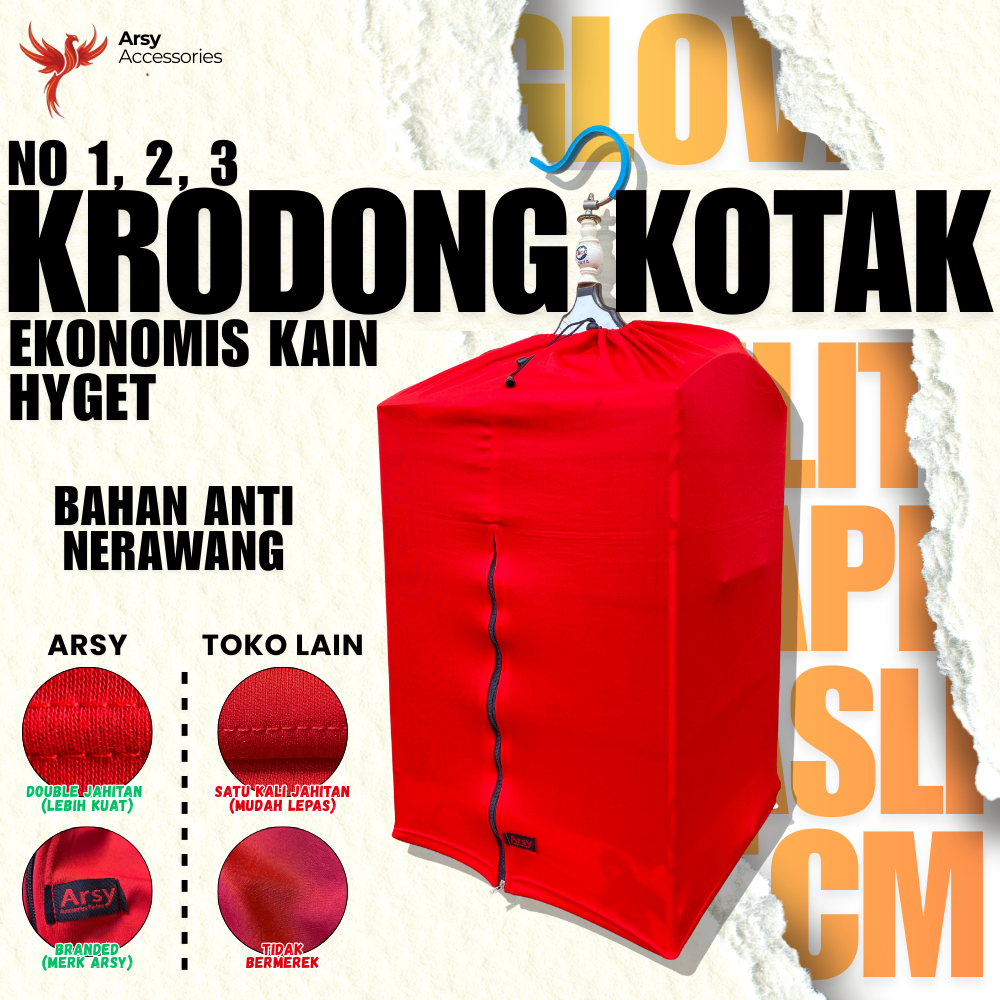 Krodong Kerodong Sangkar Burung Kotak No 1 Dan No 2 No 3