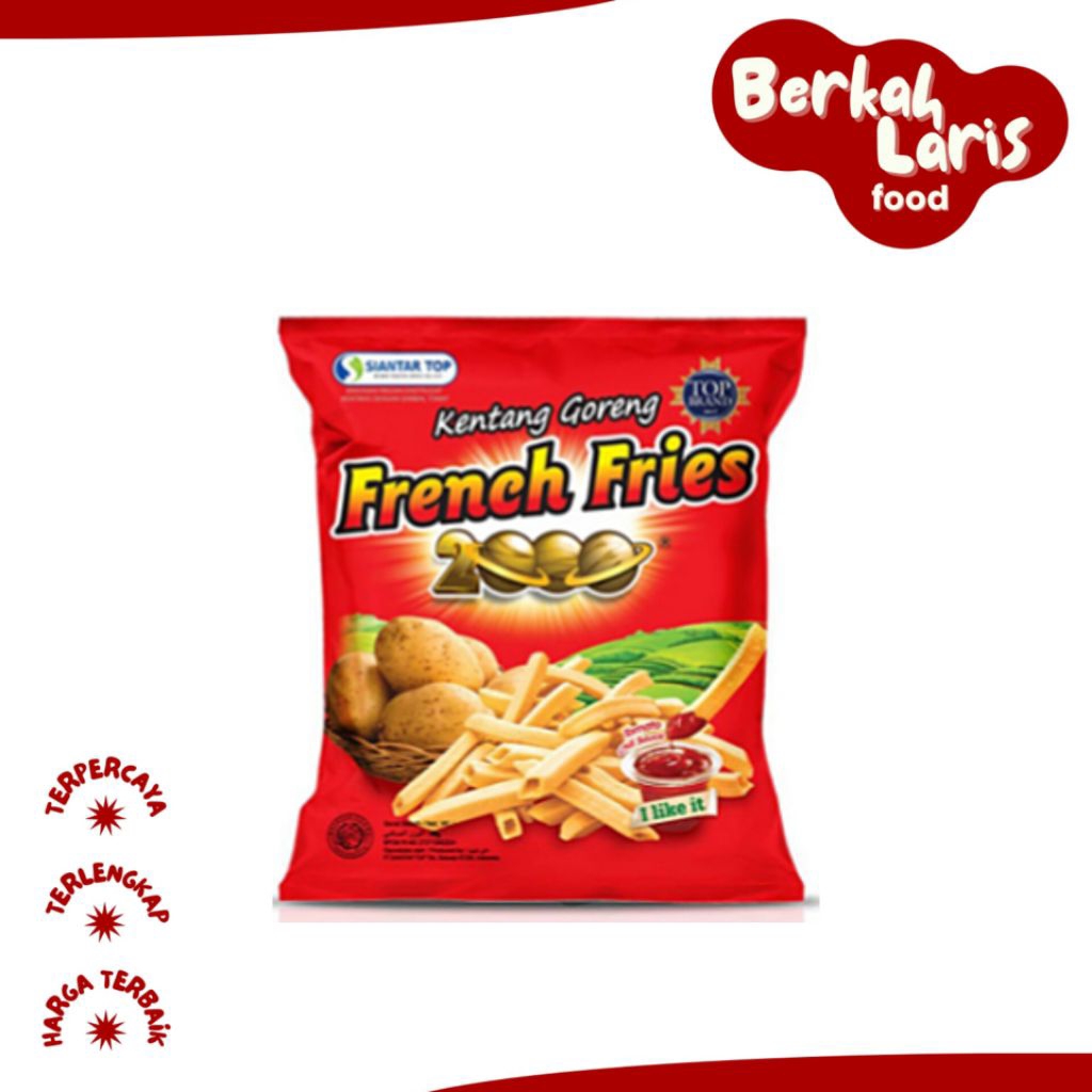 French Fries 2000 Kentang Goreng 62 gr