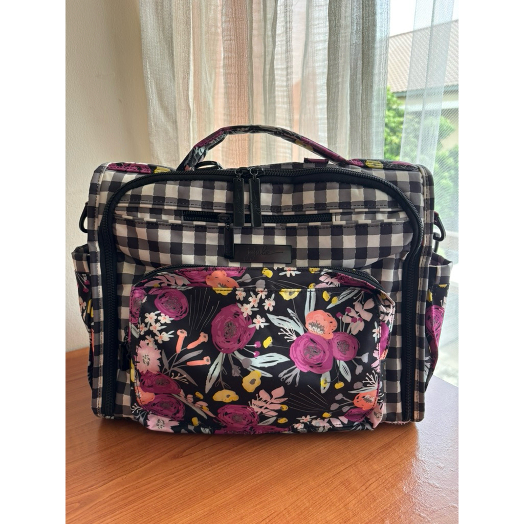 Preloved Diaper Bag Jujube BFF Gingham Bloom