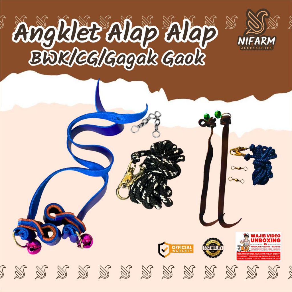 Angklet Alap Alap BWK/CG/Gagak Gaok