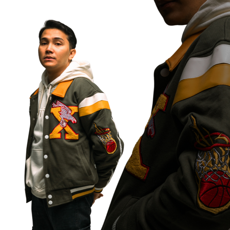 Xofty Jacket Varsity Pria Wizzard Green