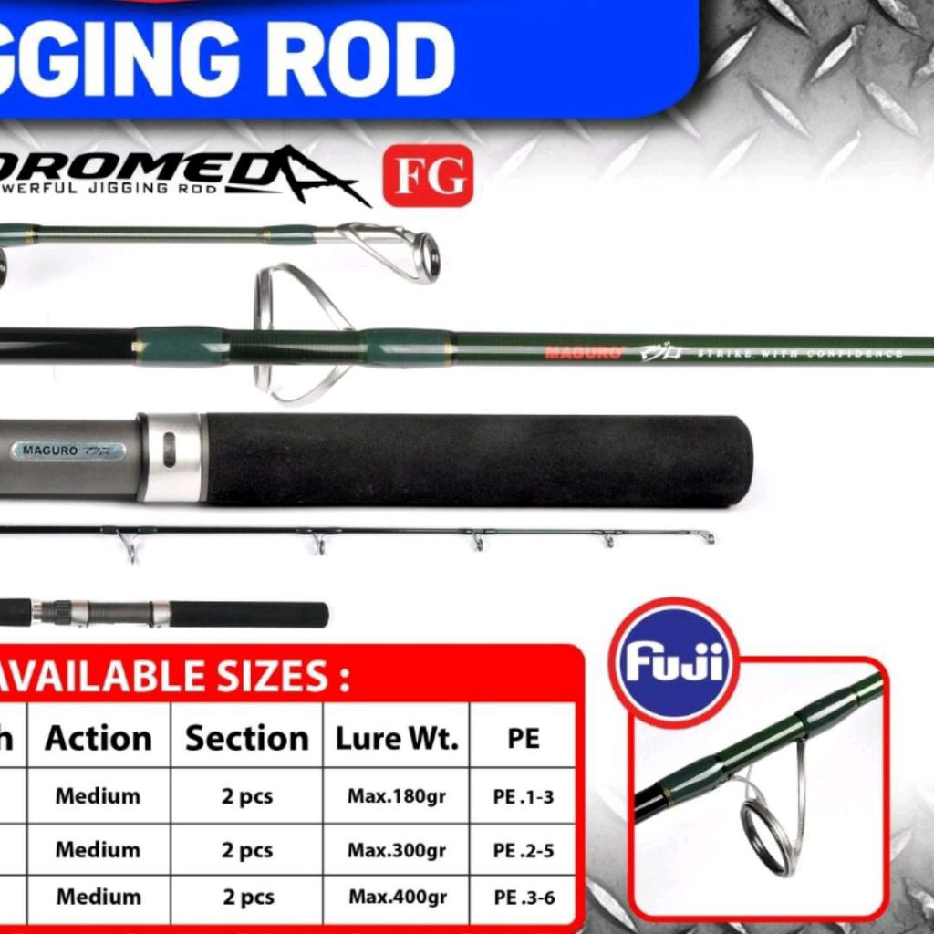 joran maguro joran jigging andromeda atau pegasus
