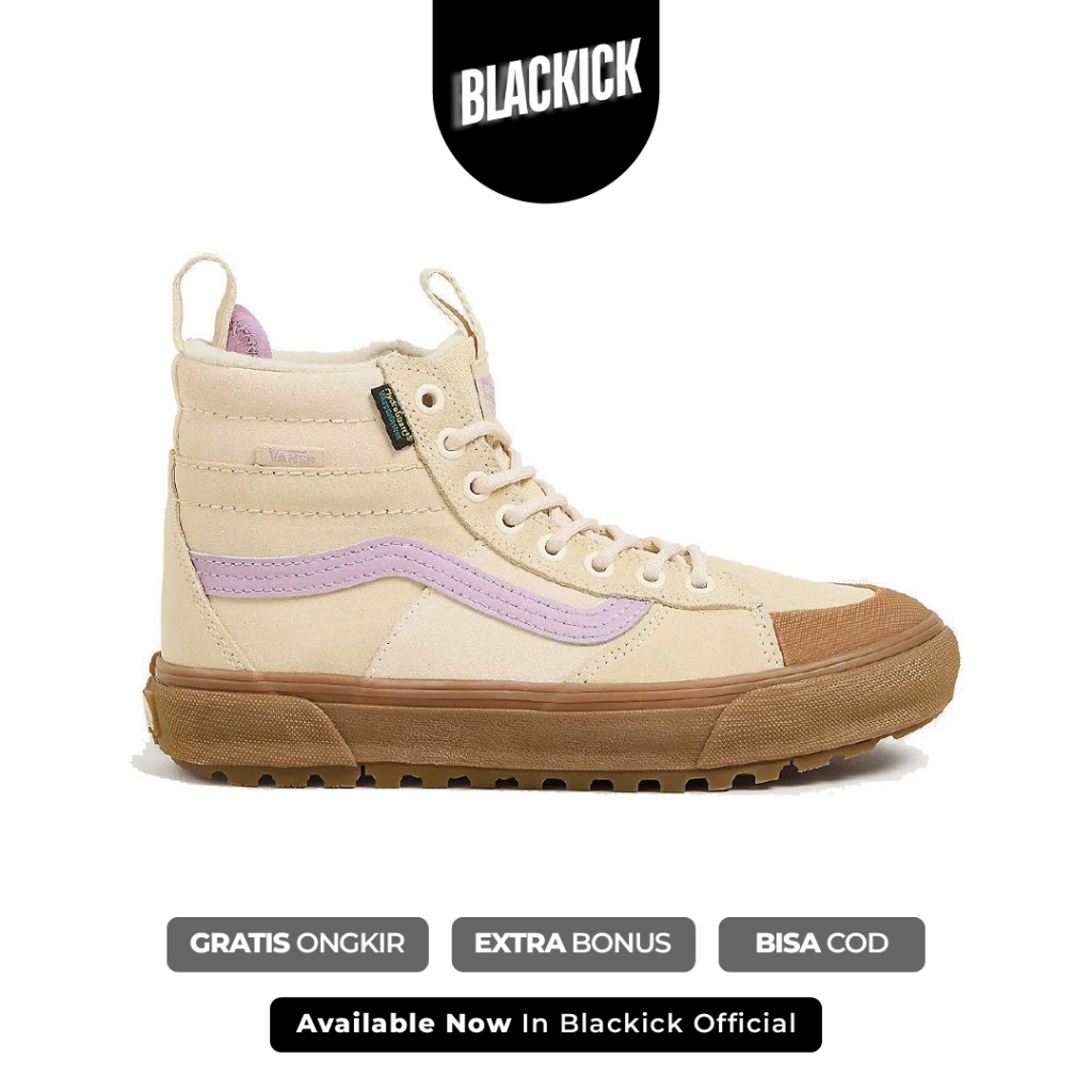 MTE Sk8-Hi Waterproof Beige Purple
