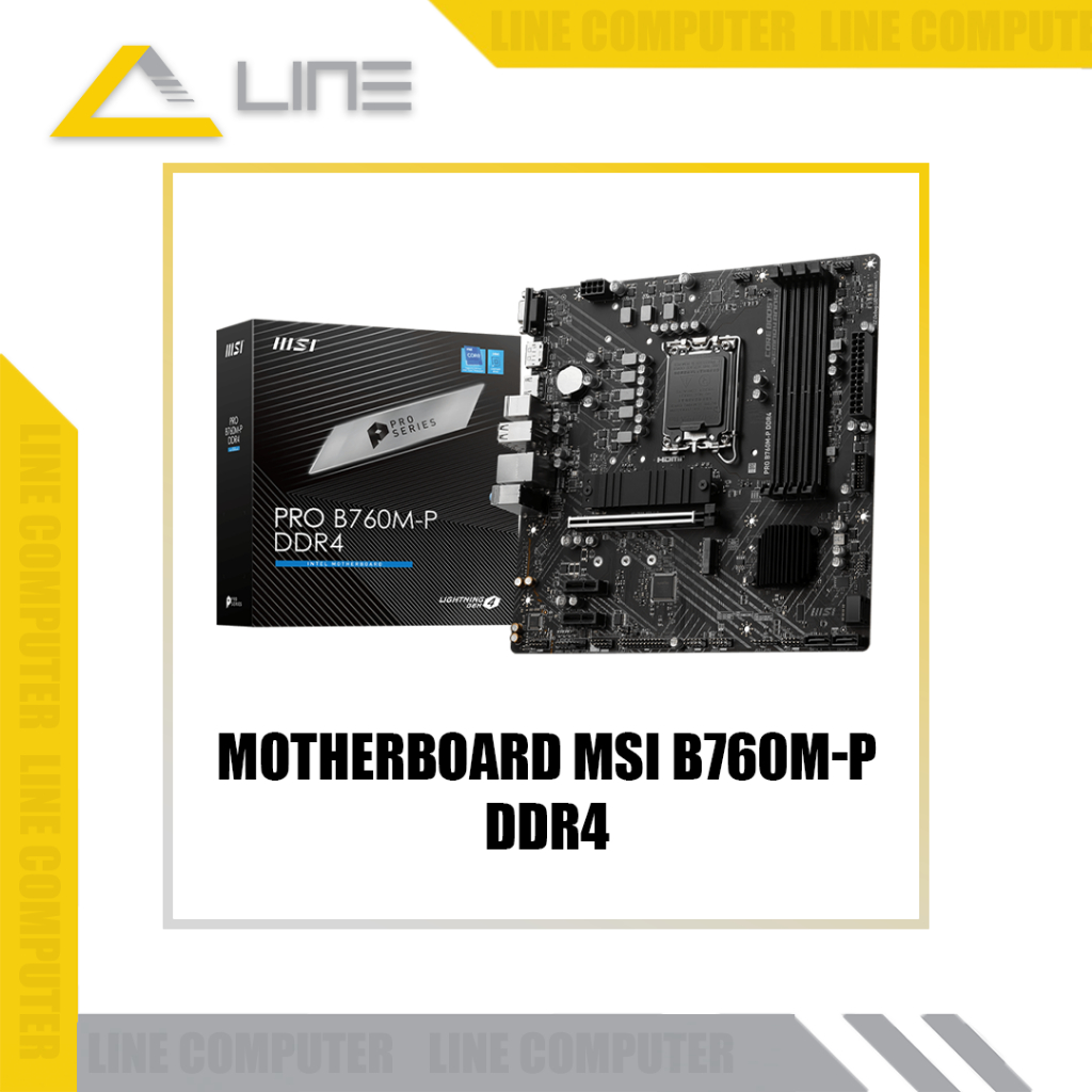 Motherboard MSI PRO B760M-P DDR4 - Motherboard Intel LGA1700 DDR4