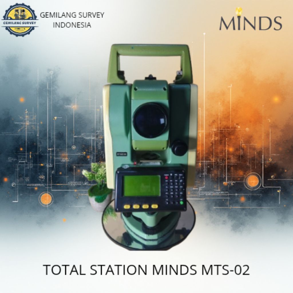 Total Station Minds MTS 02 Bekas Lengkap