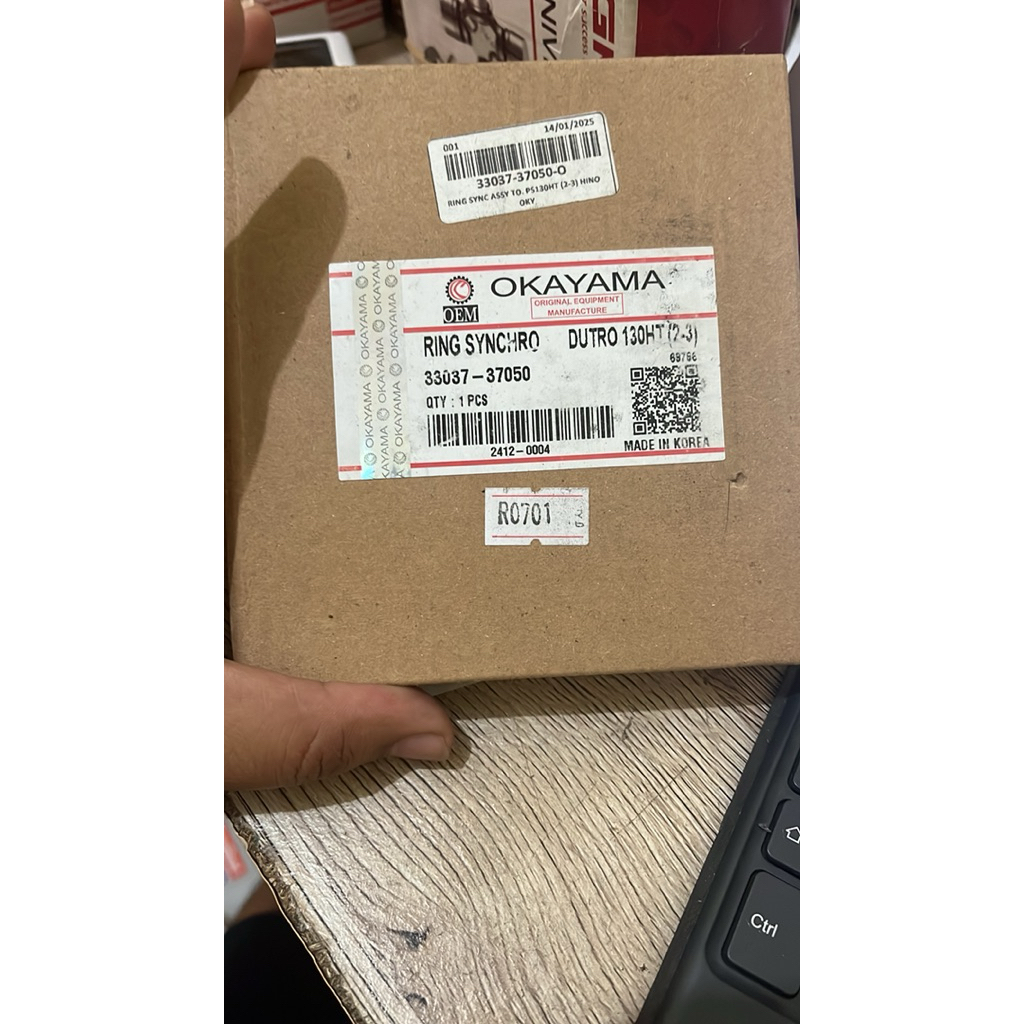 RING SYNCROMISE DUTRO NO 4 OKAYAMA 33037-37050