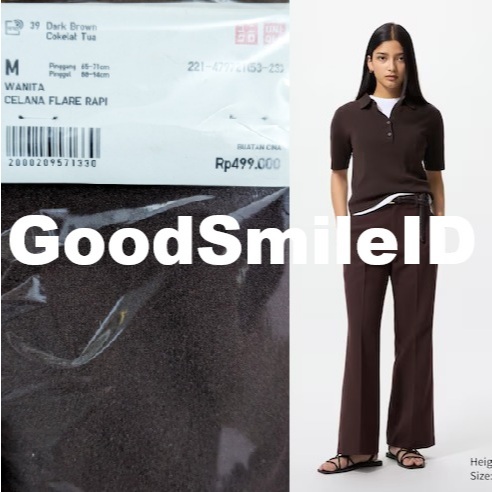 SALE Women Celana Flare Rapi Smart Long Pants Panjang Wanita JASTIP UNIQLO