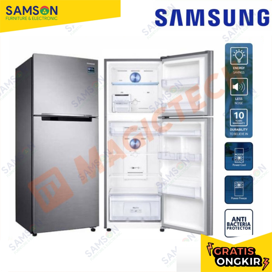 KULKAS 2 PINTU SAMSUNG RT29k5032S8 300L TWIN COOLING PLUS INVERTER