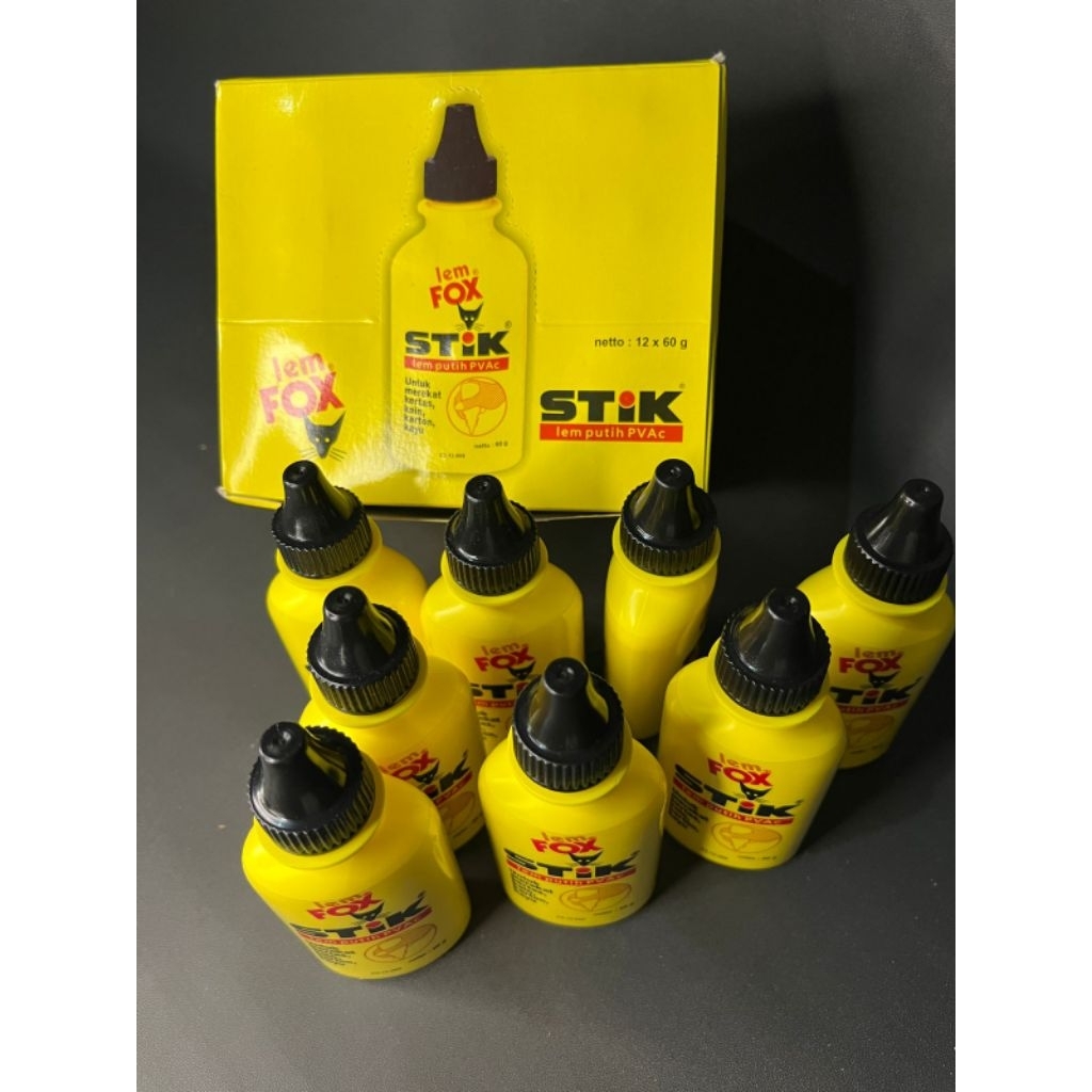 LEM KERTAS FOX 60GR/GLUE STIK FOX 60GR