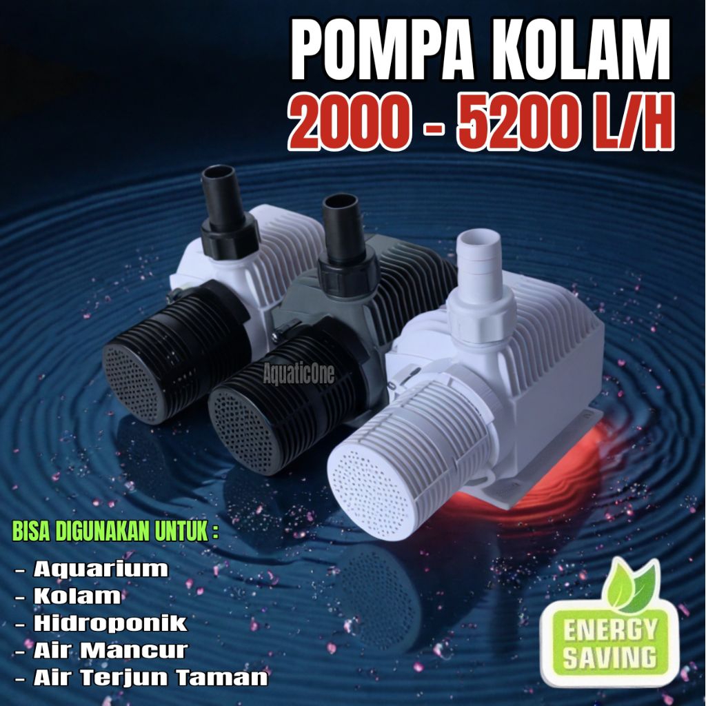 MESIN POMPA KOLAM  Waterpump submersible water pump filter koi kuat terbaik awet murah hidroponik 20